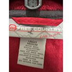 Free Country Size M Med Red Softshell Zip Jacket Faux Fur Lined Poly Spandex Photo 8
