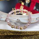 Anthropologie New Crystal Bead Charm Bracelet (Unbranded) Photo 8