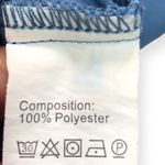 SheIn SXY Blue Drawstring Waist Asymmetrical Hem Shorts Photo 6