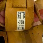 Ecco Flash Leather T-Strap Gladiator Butter Soft Sandal Tan Pink EU40 US (9-9.5) Photo 3