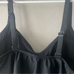 Torrid  Black Wireless Flounce Bikini Top Size 0/Large Photo 3
