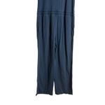 Faherty  Terra Blue Scoop Neck Sleeveless Straight Leg Organic Cotton Jumpsuit L Photo 8