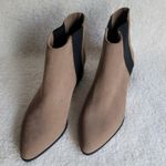 H&M faux leather/faux suede ankle boots / booties —available in black / taupe Photo 4
