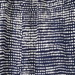 Nine Britton  Deep Navy V Neck Long Sleeve‎ Dotted Blouse M NWT Photo 2