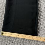 White House | Black Market WHBM Women's Black Wide-Leg Dress Pants‎ Size 6 Side Zip Embellished Belt Loops Photo 9