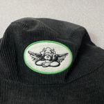 Boys Lie  Corduroy Bucket Hat Black Green Cherub Angel Logo Patch One Size Y2K Photo 1