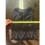 Victoria's Secret Lingerie Top Black‎ Lace Sheer Sz Sm High Neckline Sexy Corset Black Photo 6