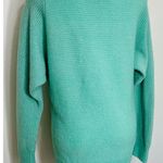 Kimchi Blue Mint Metallic Sparkle Lambswool Sweater Photo 2