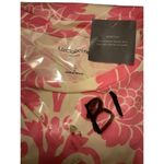 Liz Claiborne  Womens Size S Pink White Damask Floral Print Stretch T Shirt Photo 5