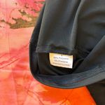 black v neck short sleeve crop top blouse shirt  Photo 6