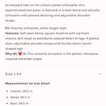 Free People Leonie Menswear Wool Barrel Overalls size medium Photo 9