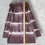 frankie's bikinis Tie Dye Off-The-Shoulder Long Sleeve Cinzia Mini Dress Sz XS Photo 7