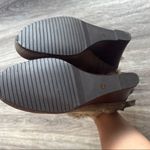 Chinese Laundry  Faux Fur Brown Wedge Ankle Boots Leather Booties Photo 6