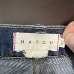 HATCH Maternity The Cut Off Jean Shorts Women's Size 27 Denim Distressed Stretch Blue Photo 9