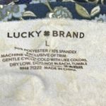 Lucky Brand  Blue Floral Pullover Lounge Bra Not Padded Womens Large Photo 8