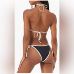 l*space L* Triangle Bikini SET, Black/Cream, Small, $191 Photo 4