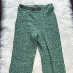 ZARA  Green Marl Knit Flare Leg Pants Photo 4