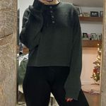 American Eagle Ribbed Knit Henley Sweater Photo 8