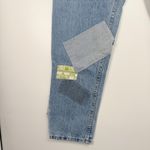 Urban Renewal  Women's Blue Patchwork Festival Levi's 550 Boho Tapered Jeans 24 Photo 2
