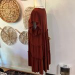 Zenana Outfitters Tiered Ruffle Rust Dress RS-8352X Babydoll Boho Chic Western Fall (2X) Photo 6