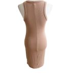 L'Agence L’agence Ellis Ribbed Midi Dress In Ginger Size Small Bodycon Beach Photo 1