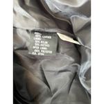 NYDA Black Leather Double Breasted Long Trench Coat Women's Size L Goth‎ Office Size L Photo 6