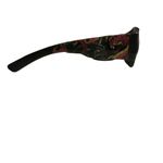 Y2K Streetwear Black Dragon Print Wrap Sunglasses Unisex Photo 4