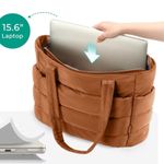 Bagsmart Everyday Tote Bag Brown Photo 2