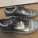 Vans Silver Metallic Van Slip Ons Photo 0