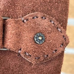 Frye  Womens SHIRLEY OVER THE KNEE Brown Oiled boots 10 B Photo 7