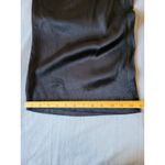 ZARA Womens Pants Satin Black Wide Leg High Rise Elastic Waist Cocktail Size XL Photo 5