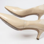 Rockport Women's Beige Patent Leather Kitten‎ Heel Pumps Shoes US 7 Tan Photo 0