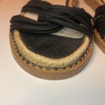 Tahari - espadrilles sandal black fabric straps size 6 Photo 3