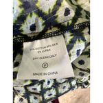 Marie Oliver STORI SILK BLEND BLOUSE LATICE SHIBORI CITRUS EUC SIZE XS Photo 13