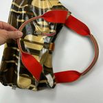 Orla Kiely Classic Zip Shoulder Bag Multi Stem Print Coated Canvas Browns/Tan Brown Photo 8