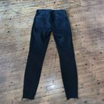Pistola Luci straight leg raw hem 26 normcore black jeans Photo 4