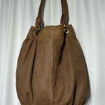 Coldwater Creek Brown Leather Hobo Shoulder Bag Satchel Purse Suede Y2K Boho Photo 5
