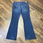 American Eagle Jeans Kick Boot Womens Size 14 Long Super Stretch Blue Denim Photo 5