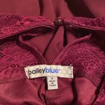 Bailey blue  Burgundy Cold Shoulder Dress Photo 4