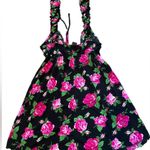 Smart & Sexy Sleepwear Vintage 90s Whimsygoth Romantic Rose Ruffle Slip Dress Photo 5