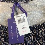 Seraphine Geometric Print Faux Wrap Maternity Dress Size 4 NWT Purple Photo 5