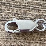 Garnet Mother of Pearl Moonstone Sterling Silver Necklace Photo 2