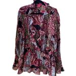 Sunny Leigh 🖤♥️🤍 Macy’s Lightweight Crinkly Ruffles Buttons Feminine Romantic Photo 7