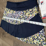 FILA  13" Backspin Tennis Skirt Skort Blue Print‎ Size Small Photo 5