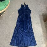 Rails  Solene Satin Midi Sheath Slip Dress Navy‎ Blue XS Photo 6