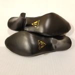 Liuid Shoes Black Leather Upper Slingback Peep Heel Size 6 Photo 6