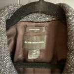 Club Monaco Wool Military Coat, Size S, Heathered Navy Photo 1
