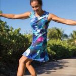 Title Nine ✨ Watercolor Dream Poppies Athletic Mini Sz Small Dress✨ Photo 0