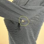 Red Valentino Blue Peplum Long Sleeve Top Photo 4