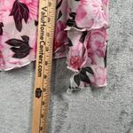 Sag Harbor  Skirt Womens 12P Pink Floral Midi A-Line Chiffon Lined Vintage‎ Y2K Photo 9